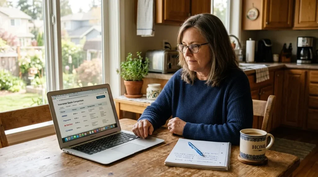 Homeowners Insurance Approximate Cost: What You Should Really Budget For 4 Homeowner comparing quotes to reduce homeowners insurance approximate cost