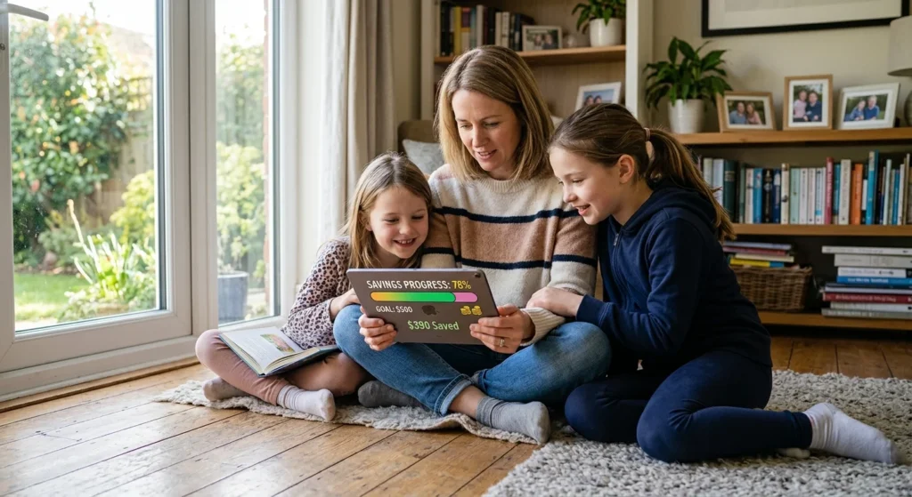 Greenlight Debit Card: Costs, Features, Verdict 4 family tracking savings goals with the Greenlight debit card app