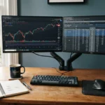 trader reviewing options chain during tastytrade reviews research