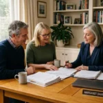 What Is a Trust Fund and How Does It Work 6 Couple learning what is a trust fund during a meeting with an estate planning attorney