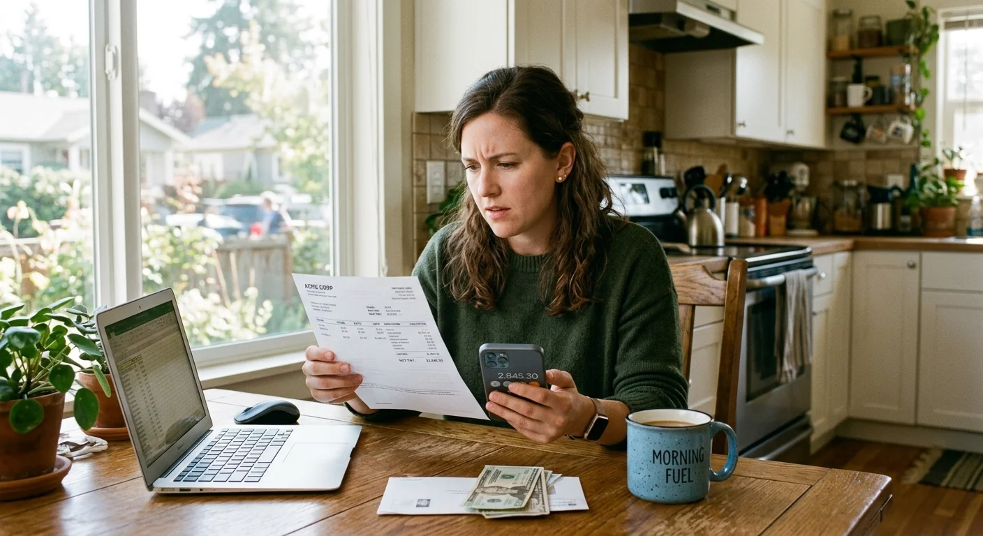 Employee reviewing a pay stub to understand whether bonuses are taxed higher