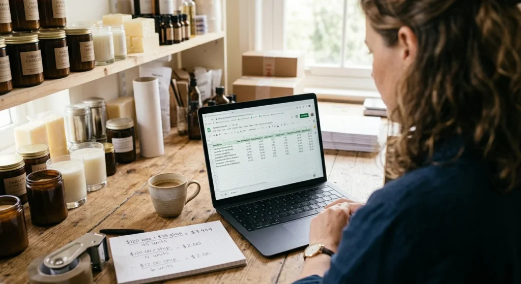 What Are Variable Costs? Definition & Examples 3 Spreadsheet calculation of what are variable costs per unit for a small business