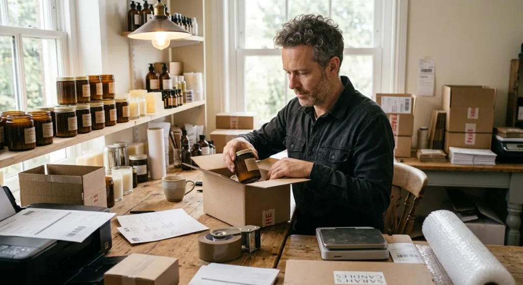 What Are Variable Costs? Definition & Examples 2 Packing an order shows what are variable costs like packaging and shipping supplies